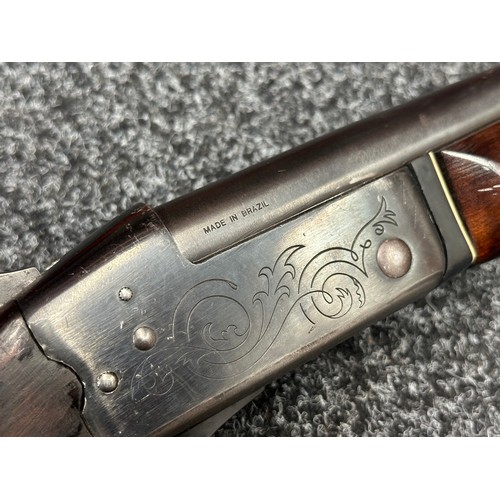 2337 - Deactivated Single Barrel 12 Bore Brazillian Scout shotgun serial number 913999. 758mm long barrel. ... 