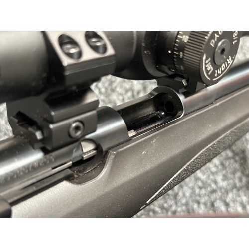 2341 - Browning T Bolt Straight Pull Rifle in .17HMR cal. Serial Number 20565ZW253. Black composite stock. ... 