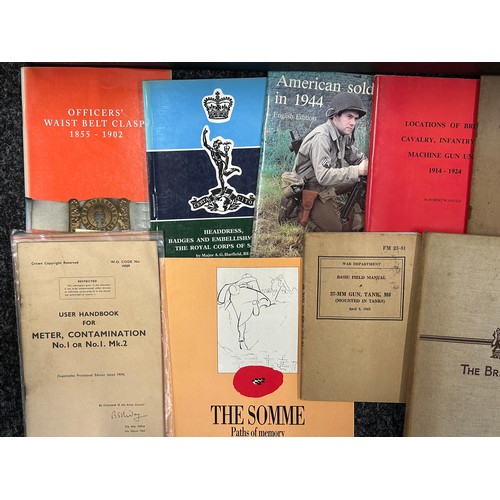 2343 - Military Reference books and WW2 Military Manuals. (q)