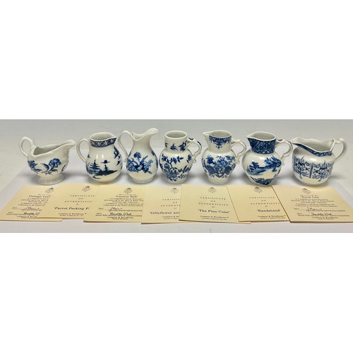 507 - A set of seven Royal Worcester reproduction 