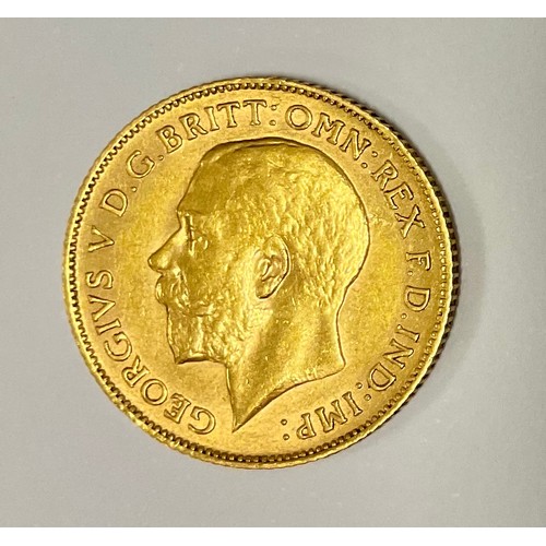 549 - A George V gold half sovereign, 1911