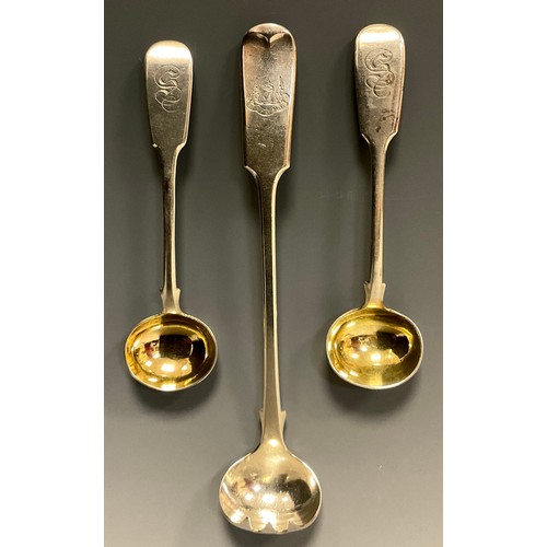 92 - A Victorian three prong pickle spoon, marked Marriot Registered CCTr, 23rd 1858, Henry Wilkinson & C... 