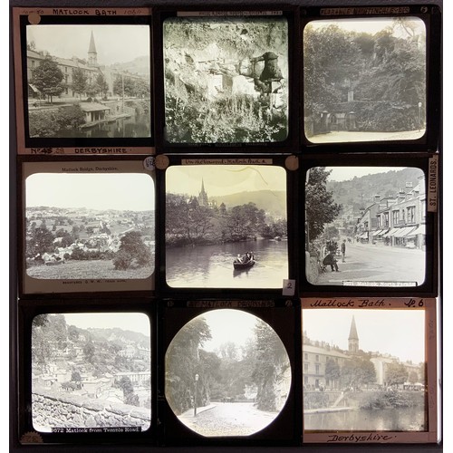 1103 - Local interest - a collection of twenty five mostly Matlock and Matlock bath magic lantern slides, i... 