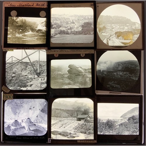 1103 - Local interest - a collection of twenty five mostly Matlock and Matlock bath magic lantern slides, i... 