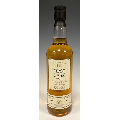 1155 - Whisky - 1975 First cask, Linkwood Speyside single malt whisky, distilled 22nd August  1975, an unbl... 