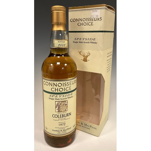 1164 - Whisky - a Connoisseurs Collection Coleburn 1972 Single Malt Scotch Whisky, bottled by Gordon & Macp... 