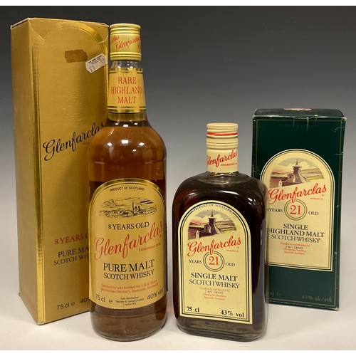 1184 - Whisky - Glenfarclas 21 year old, Scotch single malt whisky, J & G Grants, Glenfarclas Distillery, S... 