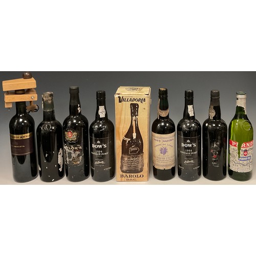 1210 - Wines & Spirits - Vihno Madeira Camare de Lobos, Joao Pereira D'Olivera 1940,  Dows 1994 Port (x2) o... 