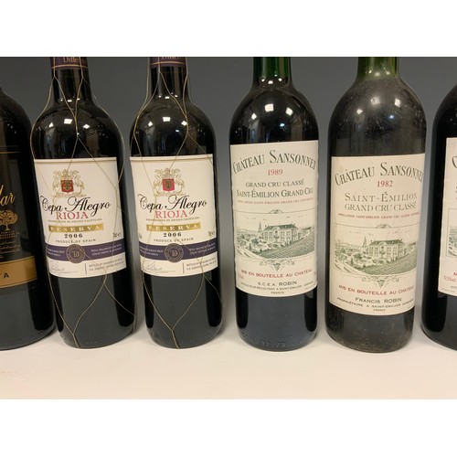 1147 - Red Wines - Chateau Sansonnet Grand Cru Classe, Saint-Emilion Grand Cru, 1989 (x3), Tepa Alegro Roij... 