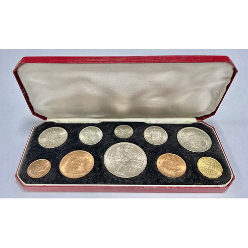 424 - Numismatics – 1953 Coronation Royal Mint boxed specimen 10 coin set, BU (1)