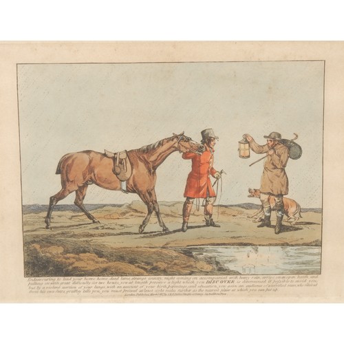 4016 - Henry Thomas Alken (1785 - 1851), by and after, a set of four, hunting scenes, coloured engravings, ... 