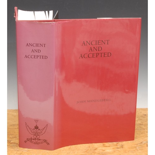 4199 - Freemasonry, England – Mandeberg (John), Ancient and Accepted: A Chronicle of the Proceedings 1845-1... 