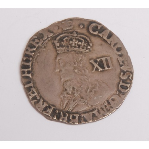 3974 - Coins - English Hammered - a Charles I silver one shilling, Tower mint, crown mark, c.1625 - 49