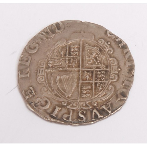 3974 - Coins - English Hammered - a Charles I silver one shilling, Tower mint, crown mark, c.1625 - 49