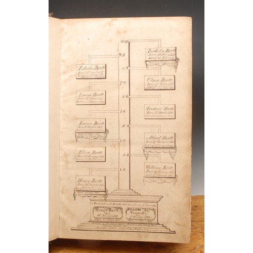 3560 - A 19th century Family Bible, published 6th April 1812, with entries by the Brett (later Massey) fami... 