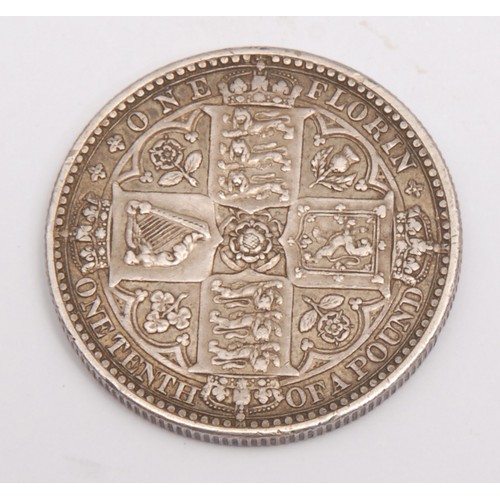 3981 - Numismatics – First issue ‘Godless’ florin 1849, AEF (1)