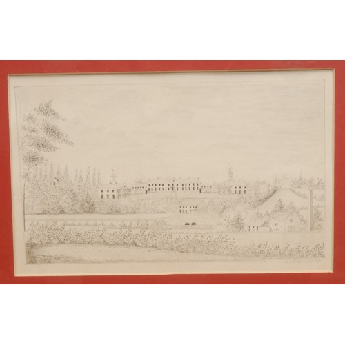 3991 - Colonel Williams (early 19th century)
View of an English Country House
signed, dated (18)23, pencil ... 