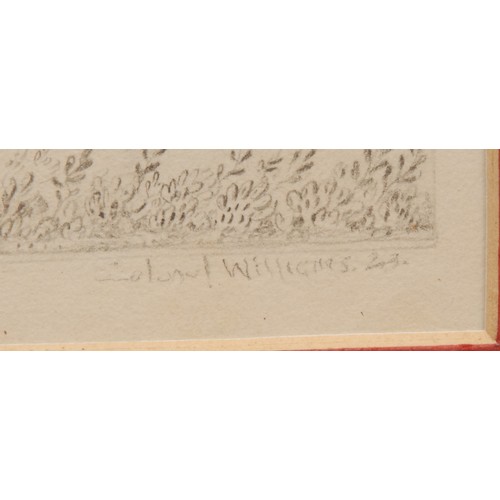 3991 - Colonel Williams (early 19th century)
View of an English Country House
signed, dated (18)23, pencil ... 