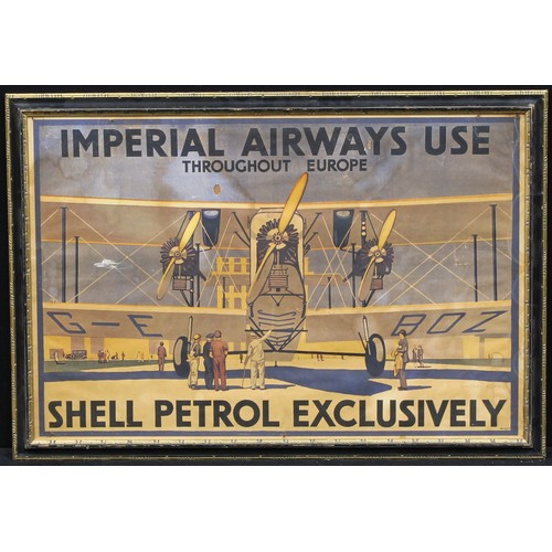 4007 - Advertising - Pertoliana - a facsimile promotional poster, Imperial Airways Use Throughout Europe Sh... 