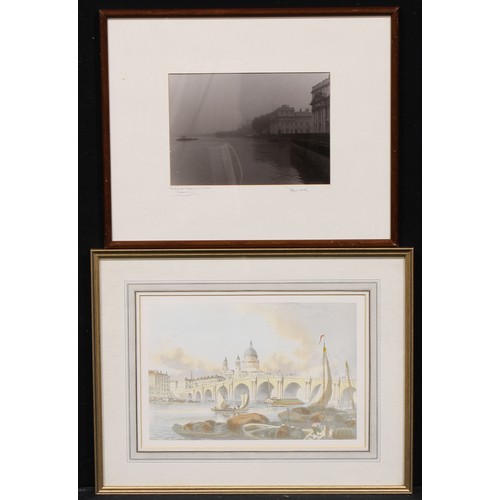 4029 - London - Fergus Noone (Bn.1963), a photograph, The Royal Naval College by The Thames, Greenwich, 20c... 