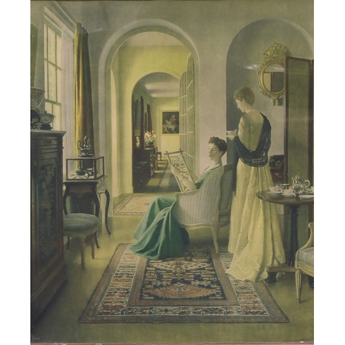 4057 - Pictures & Prints - Leonard Campbell Taylor (1874–1969), by and after, The Hall, June Morning, signe... 