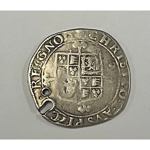 194 - Coins - a Charles I half crown