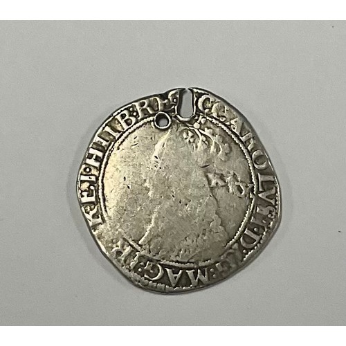 194 - Coins - a Charles I half crown