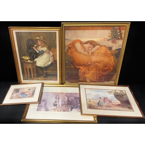 570 - Pictures and Prints - 19th century Good Old Tory print; others, Birket Foster; Russell Flint (2); Pr... 