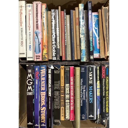 596 - Books and Cinema - a quantity of 1960s and later film and movie books including Ronald Bergman, The ... 