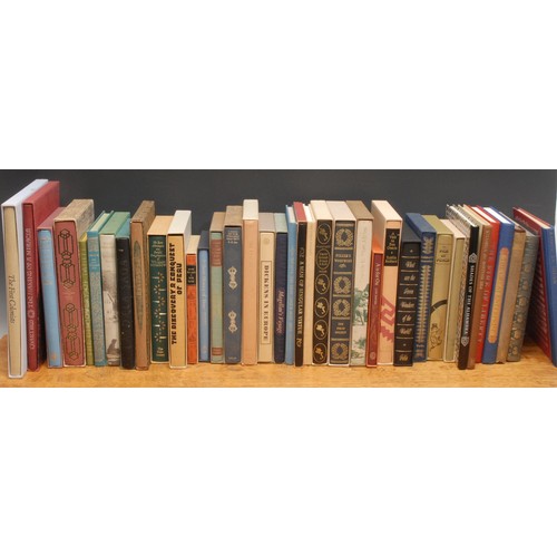 4198 - Folio Society publications – all near mint in slip cases, varying size formats: Ball (Geroge), Venic... 