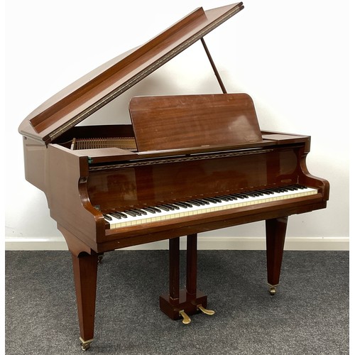 110 - A Danemann Baby Grand Piano, manufacture number 29349, dated for 1911-1920.