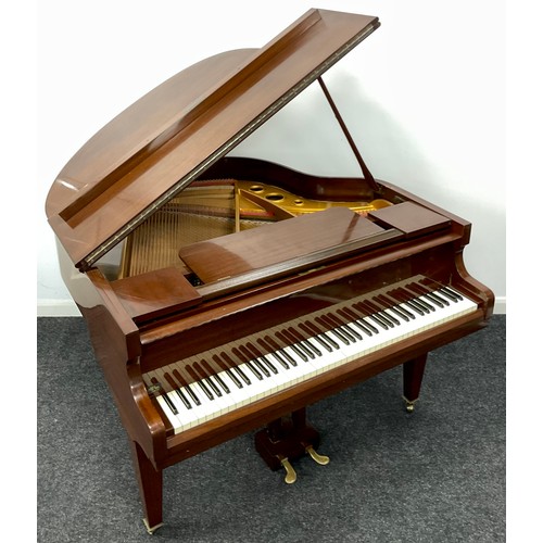 110 - A Danemann Baby Grand Piano, manufacture number 29349, dated for 1911-1920.