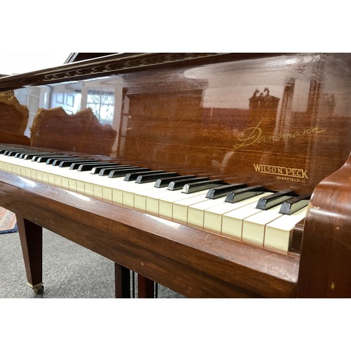 110 - A Danemann Baby Grand Piano, manufacture number 29349, dated for 1911-1920.