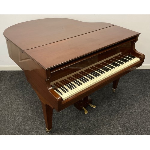 110 - A Danemann Baby Grand Piano, manufacture number 29349, dated for 1911-1920.