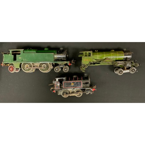 178 - Hornby O Gauge  - clockwork 4-4-2 3362 locomotive, green livery;  other locomotives inc 6600 tank en... 