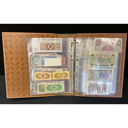 324A - Banknotes of the World - inc Vietnam, Union of Burma, Myanmar , Hong Kong, British Armed Forces , In... 