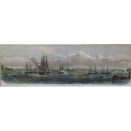 540 - Interior Decoration - furnishing prints, the Duke of Edinburgh in Australia; HMS Galatea, entering b... 