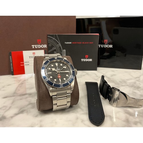 1051 - A Tudor Black Bay 'Royalty and Specialist Protection', model 79220B, stainless steel wristwatch, the... 