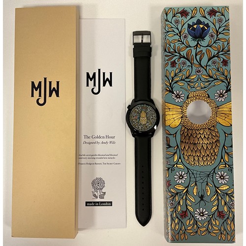 1075 - A modern MJW Mr Jones Watches limited edition wristwatch, The Golden Hour, designed by Andy Wilx, 87... 