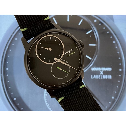 1078 - Louis Erard - a Le Regulateur X Label Noir limited edition automatic wristwatch, ref 85237NN57, numb... 