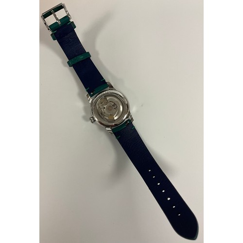 1082 - Louis Erard - a Collection Excellence Metiers D'Art Malachite petite seconds wristwatch, ref 34238AA... 