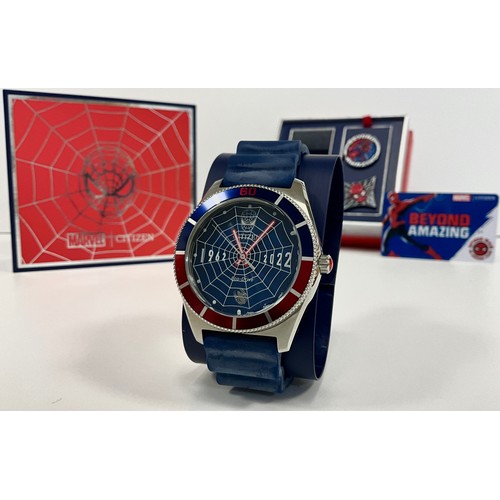 1083 - Citizen - Marvel Spiderman eco drive limited edition wristwatch, 1962-2022 60th anniversary special ... 