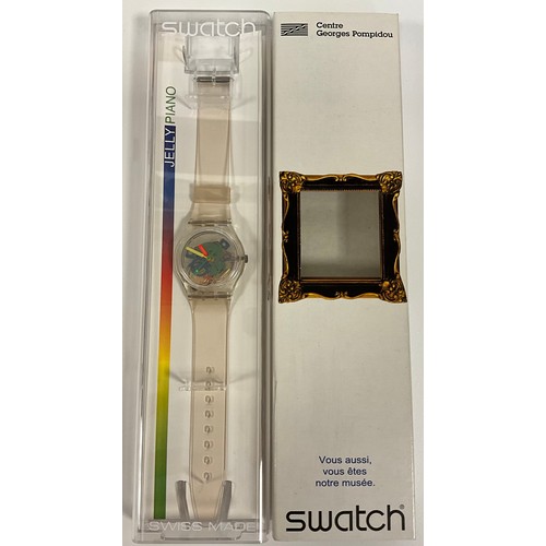 1110 - Swatch  - SLZ 104 Zapping by Nam Jun Paik, limited edition;  GZ 902 Sparkling Life, limited edition;... 