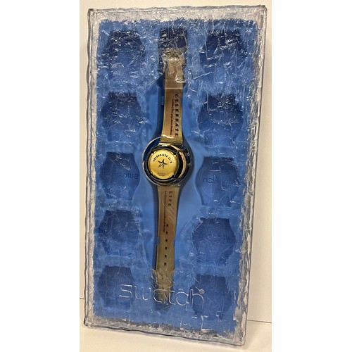 1110 - Swatch  - SLZ 104 Zapping by Nam Jun Paik, limited edition;  GZ 902 Sparkling Life, limited edition;... 