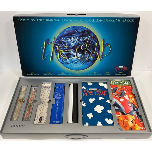 1118 - Swatch -  The Ultimate Collectors boxed set, 0579/1000, containing seven watches 1991- 1997 comprisi... 