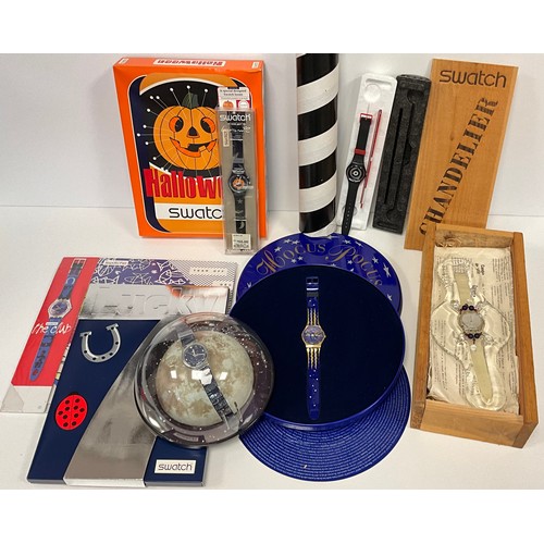 1124 - Swatch - GZS30 Halloween Loomi;  GZ122 Hocus Pocus;  GZ125 Chandelier;  SKZ116 Lucky 7;  GZ146 Point... 