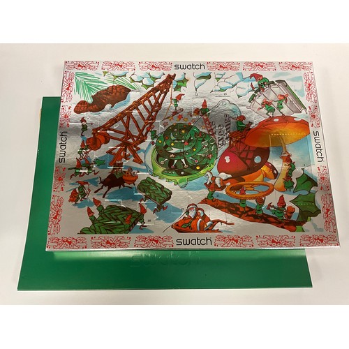 1039 - Swatch - a Limited Edition GZ900 Seasons Greetings Advent Calendar,  Issued in 1997 as a limited edi... 