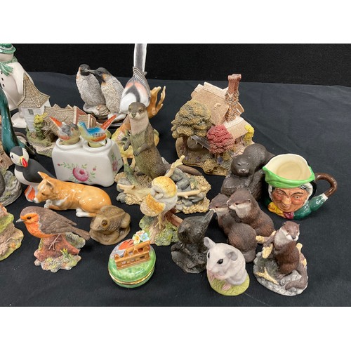 81 - Border Fine Arts including; Otters, birds, mice; lilliput lane; etc