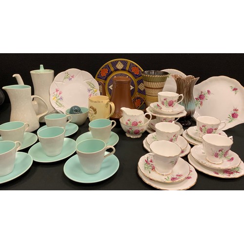 172 - Mid century ceramics including; Poole mint green tea set for six, Royal Albert ‘Friendship’ pattern ... 