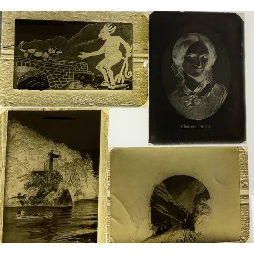 265 - Late 19th and early 20th century Magic Lantern Slides, various subjects, including - British Landsca... 